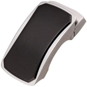 Custom Logo Stainless Steel Automatic Belt Buckle  for Ratchet Leather Belt