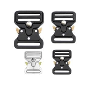 Custom Logo Outdoor Heavy Duty Metal Tactical Backpack Collar Quick Release Belt Buckle 50 45 43 40 39 38 25 26 20 mm