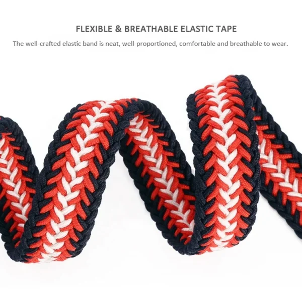 Wholesale Colorful Casual Canvas Fabric Woven Stretch Multicolored Woven Belt for Men Women Jeans - Image 5