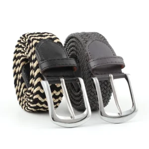 High Quality Knit Web Stretch Rope Adjustable Elastic Braid Belt for Teenagers Men Women Jeans Pants